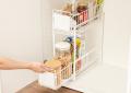 シンク下のデッドスペースを活用し、収納力をアップ！