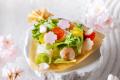 桜咲くアフタヌーンティー風寿司ランチ「花蓮(かれん 桜咲くアフタヌーンティー風寿司ランチ「花蓮(かれん
