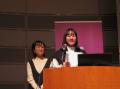 生理の環境改善に取り組む学生らのスピーチコンテスト