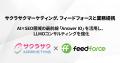 サクラサクマーケティング、フィードフォースと業務提