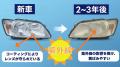 ヘッドライトの黄ばみ対策！磨き＋LED化で長くクリア