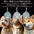 【新商品】キラキラとストーンが輝く!ペット用迷子札