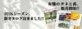 【2026年シーズン到来】自然とともに暮らす、有機のタ