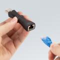 コネクタが自在に回転するRJ-45回転アダプタを発売