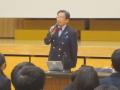 【岡山大学】岡山大学附属中学校で那須保友学長が1年