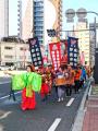 「大阪木津市場」今宮戎神社へ隊を奉納する伝統行事「
