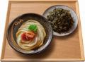 お茶漬けは、米から“うどん”へ。有明産焼き海苔が主役