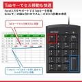 【入力作業の効率化】有線テンキーボード「BSTK130シ