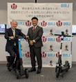 明日香村とＢＲＪが次世代モビリティを活用した「にぎ