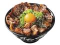 香ばしく焼き上げた十勝豚丼とすた丼屋の秘伝のニンニ