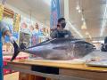 2月15日、イオン大村店に長崎県の推し魚第一号「新上