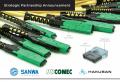 US Conec、白山、SANWA Technologies、超小型フォーム