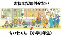 「ちいた！　気付いて！　うしろ見て、うしろ！」と思