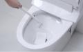 シートを取り付けてトイレ掃除ができる、ブラシのない