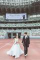 MUFGスタジアム（国立競技場）“初”のウェディングフォ