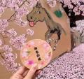 角のない『まあるい御朱印帳』、さくら柄で新登場。ヒ