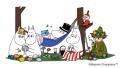 「ムーミン」と「人生4カット」のコラボフレーム第三