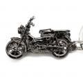 「Honda Hunter Cub CT125」立体キーチェーン・BLACK 