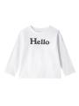 大人顔のKIDS版 HELLO Tシャツに待望のロングスリーブ