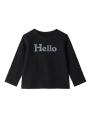 大人顔のKIDS版 HELLO Tシャツに待望のロングスリーブ