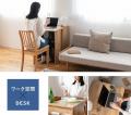 収納もデスクもこれ一台で。広げればデスク、たためば