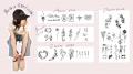 次世代タトゥーシール、Karisomeが春の新作「Flower c