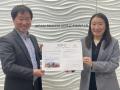 日本プロセス株式会社のご支援に感謝状を贈呈、2025年