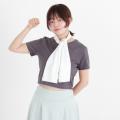 濡らして絞って振るとすぐに冷たい！97％UVカット&気