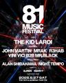 「81 MUSIC FESTIVAL」出演アーティスト発表！全出演