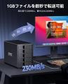 7種類のRAIDモードに対応。最大100TBの大容量データ管