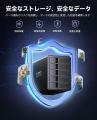 7種類のRAIDモードに対応。最大100TBの大容量データ管