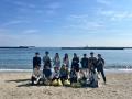 学生環境ボランティア団体「うみさんぽ」と支援契約を