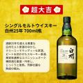 【頂点は白州25年】限定377口の真剣勝負。人気銘柄が