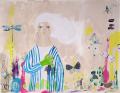 蟹江杏がGINZA SIXで新作展を開催。新作絵画作品、約6