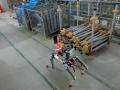 建設中の現場での四足歩行ロボットによる通信ネットワ