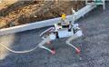 建設中の現場での四足歩行ロボットによる通信ネットワ
