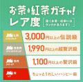 累計55万回の人気サービス「酒ガチャ」から「お茶・紅