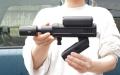 ペットボトルが洗浄機に　折りたためるコンパクトサイ