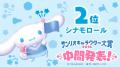 【中間順位発表】「2026年サンリオキャラクター大賞」