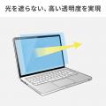 映り込みを抑える反射防止と鮮やかな指紋防止光沢、2