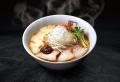 【喜多方ラーメン坂内】海老の風味豊かな香りが広がる