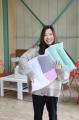 京都・亀岡のまくら工場で、自分だけの枕を作る体験サ