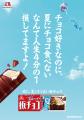 たっぷりチョコながら後味さっぱりの夏仕立て「板チョ