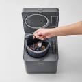 「乾燥+粉砕」方式でごみの量を約10分の1に削減し、 「乾燥+粉砕」方式でごみの量を約10分の1に削減し、