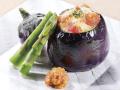 鮑とずわいがにの溶岩焼きや黒毛和牛と夏野菜の冷やし