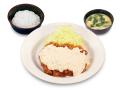 【松のや】いつものチキンかつより圧倒的ボリューム感 【松のや】いつものチキンかつより圧倒的ボリューム感