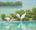 「絵画展 口と足で表現する世界の芸術家たち」を広島