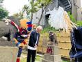 渋谷・新宿での試合告知活動および高円寺・気象神社で