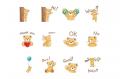 ちょっぴりドジなテディベアのLINEスタンプが登場！