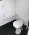 復興を目指す輪島市民まつりに「トイレトレーラー」出
